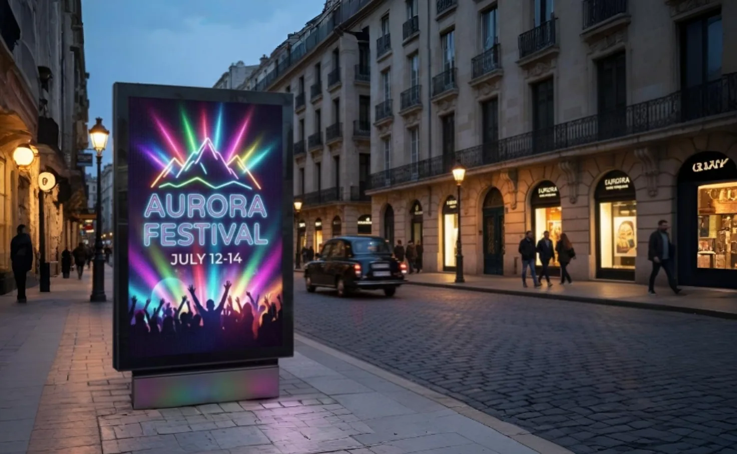 Poster LED